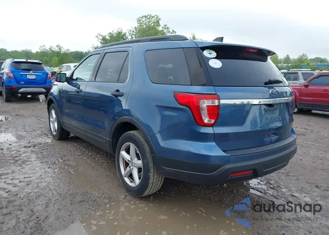 2018 Ford Explorer z USA, uszkodzony, nr VIN 1FM5K7B86JGA77942
